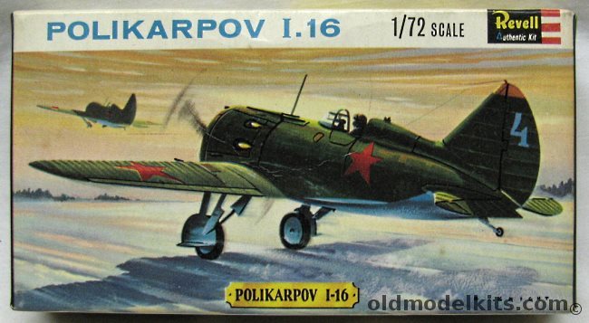 Revell 1/72 Polikarpov I-16 - Great Britain Issue, H635 plastic model kit